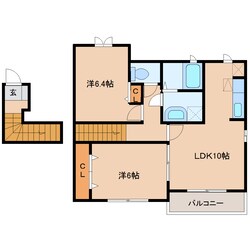 橿原神宮前駅 徒歩12分 2階の物件間取画像